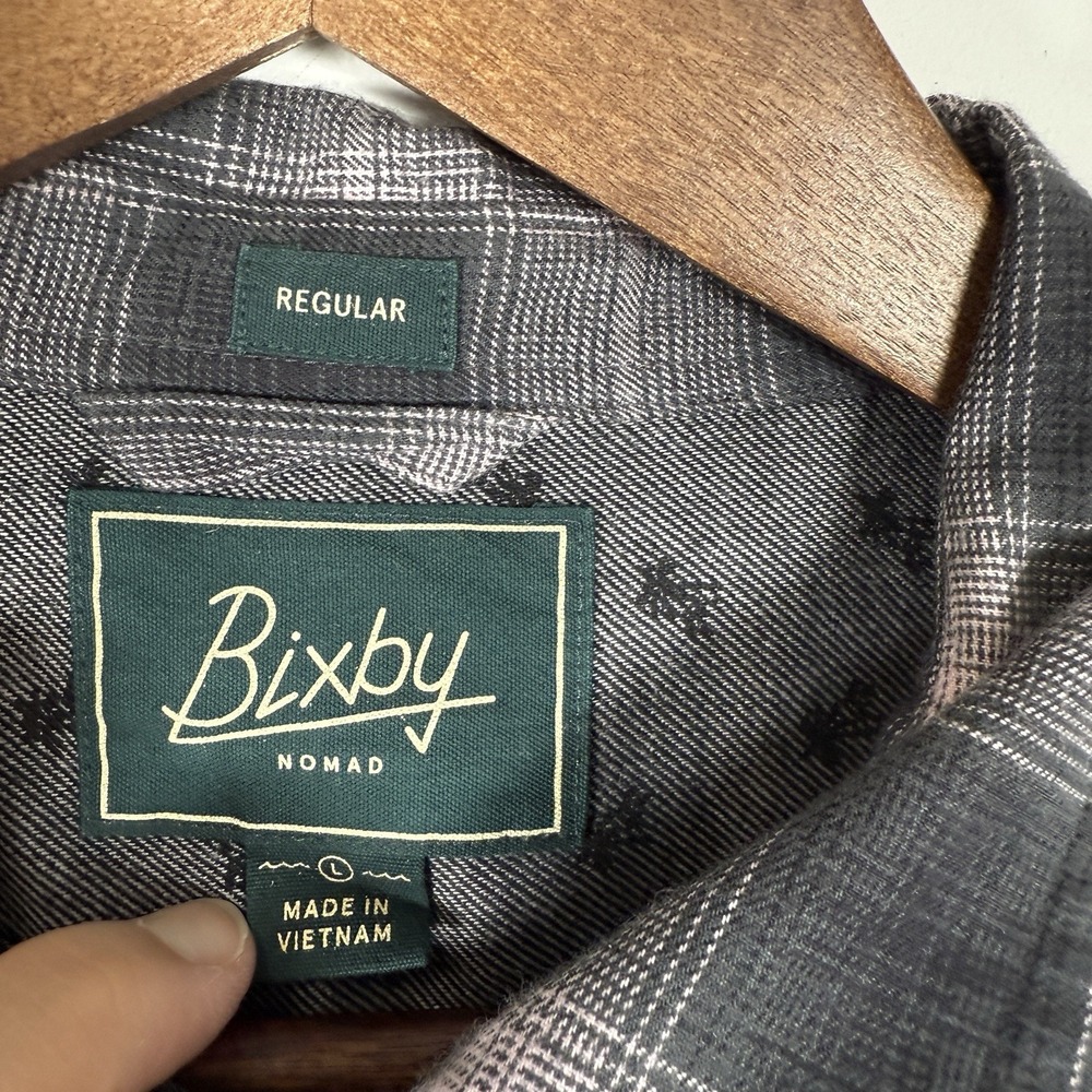 Bixby Nomad Shirt‎ Button Down Flannel Bundle Of 2 Long Sleeve Men's Large - Picture 4 of 8